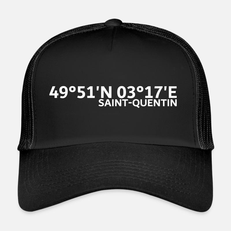 Coordonnées de Saint-Quentin Casquette trucker 