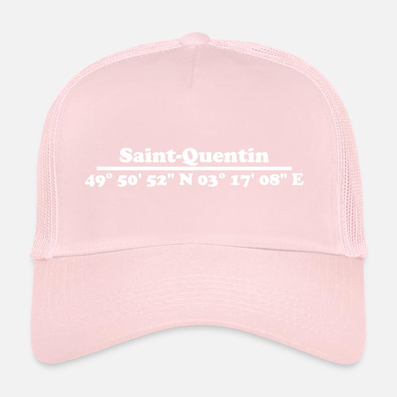 Coordonnées de Saint-Quentin Casquette trucker 