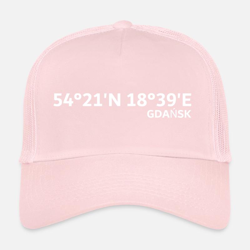 Gdańsk coordinates Trucker Cap