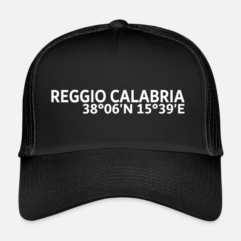 Coordonnées de Reggio Calabria Casquette trucker 
