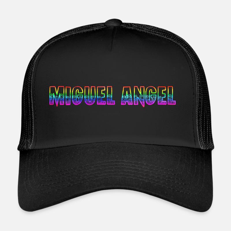 Miguel Angel RS Rainbow Trucker Cap