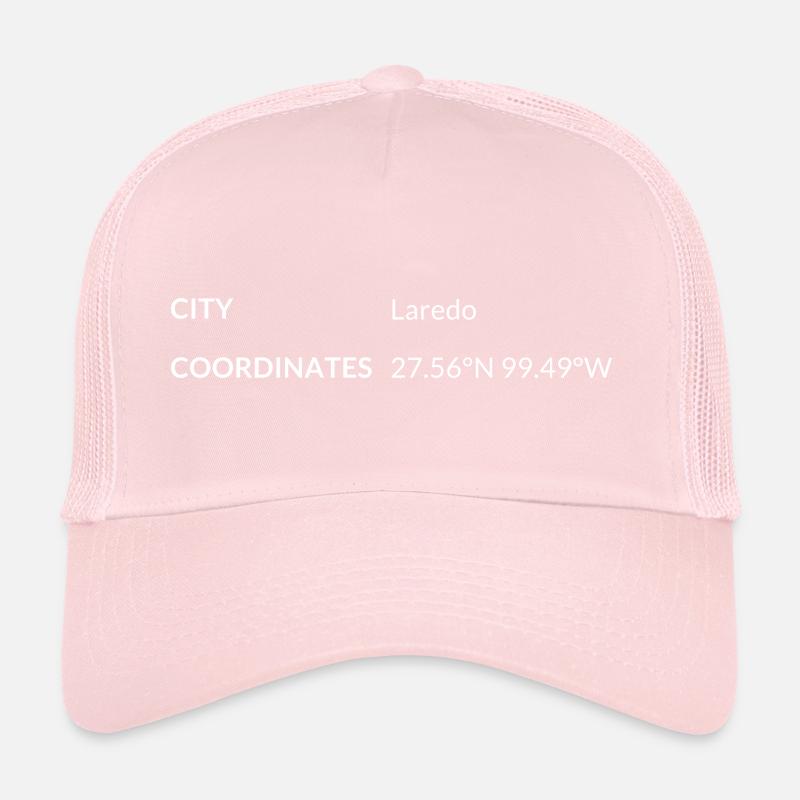 les coordonnées de Laredo, Texas, États-Unis Casquette trucker 