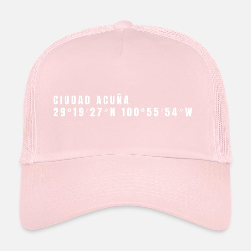 Coahuila, Mexico Coordinates Trucker Cap