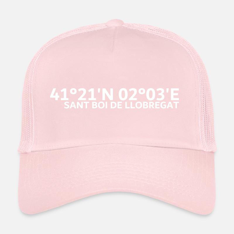 Sant Boi de Llobregat Coordinates Trucker Cap