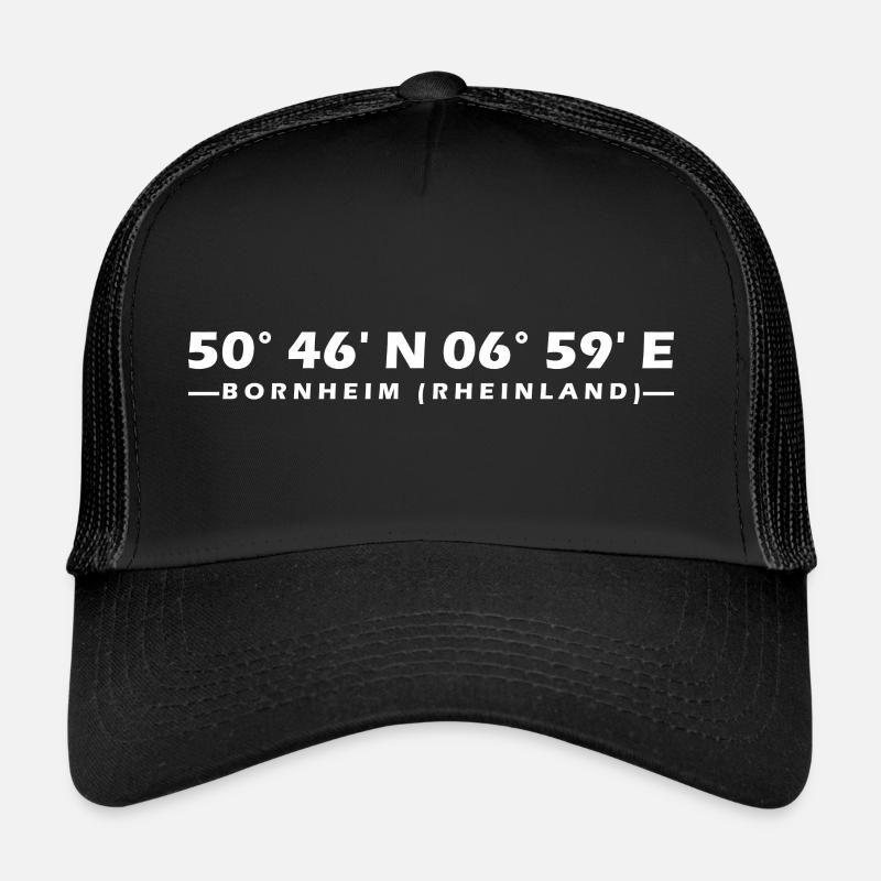 Bornheim (Rhineland) coordinates Trucker Cap