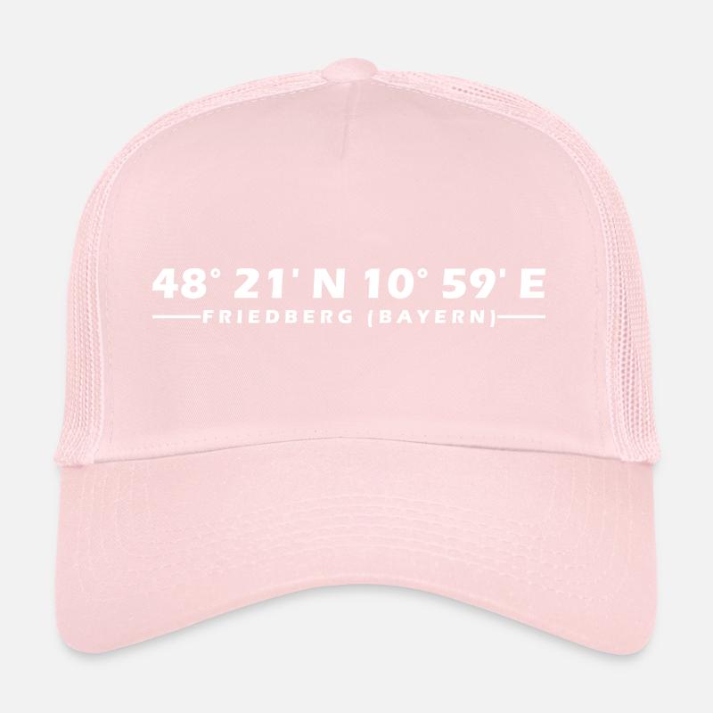 Coordonnées de Friedberg (Bavière) Casquette trucker 