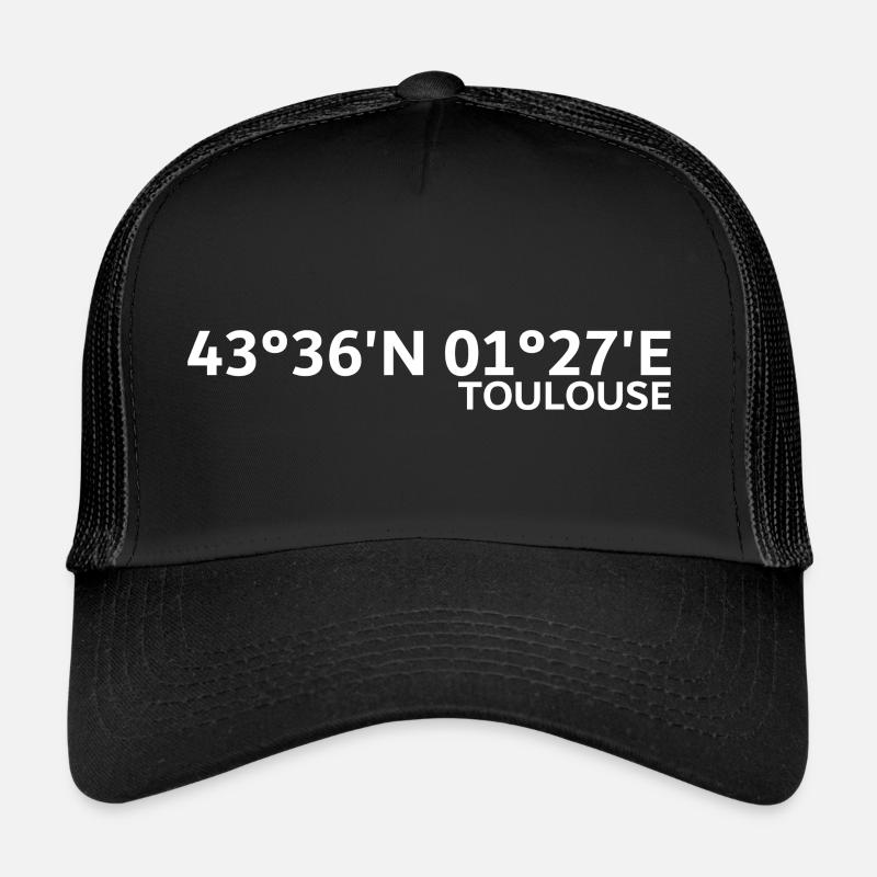Toulouse coordinates Trucker Cap