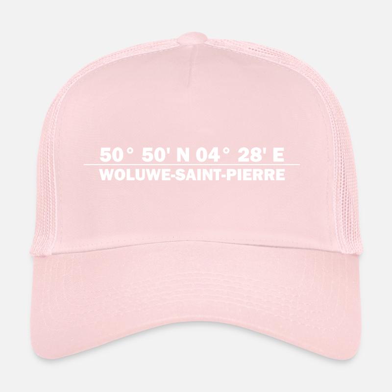 Woluwe-Saint-Pierre coordinates Trucker Cap