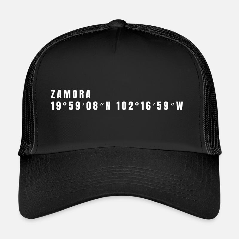 Coordonnées Michoacán, Mexique Casquette trucker 