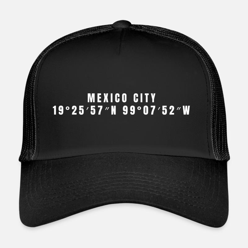 Coordonnées Mexico Mexico Casquette trucker 