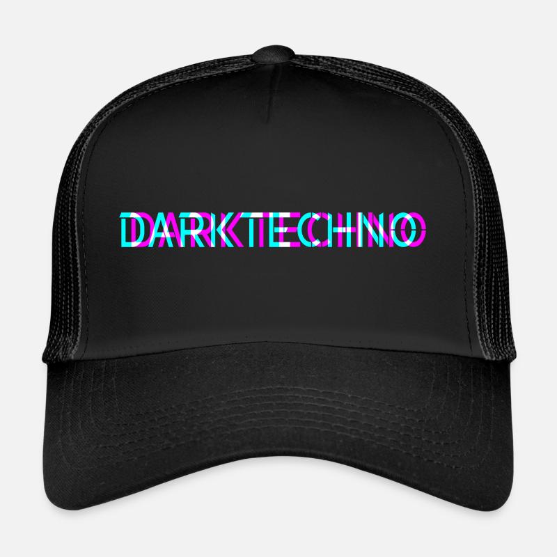 Techno - Techno music - Rave - Dark Techno Trucker Cap
