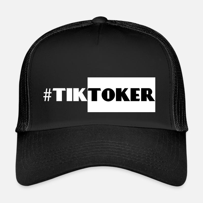 #Tiktoker - Trucker Cap - black/black