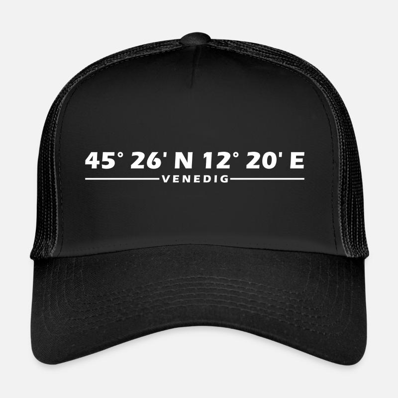 Venice Coordinates - Trucker Cap - black/black