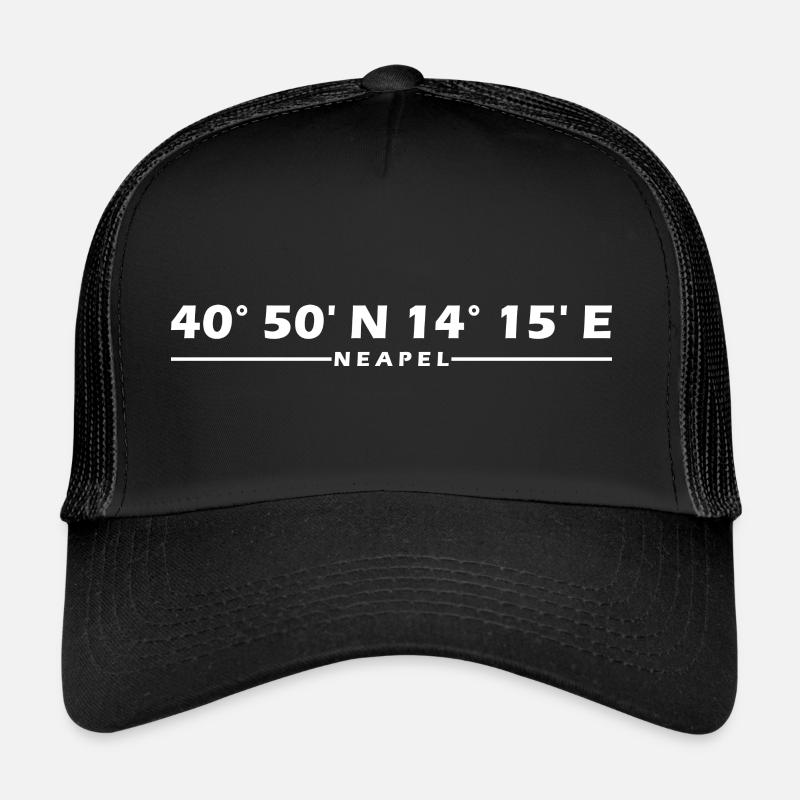 Coordonnées de Naples Casquette trucker 