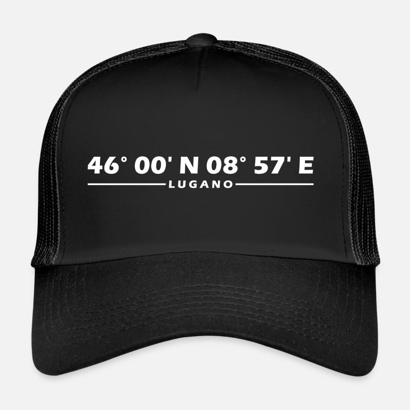Coordonnées de Lugano Casquette trucker 