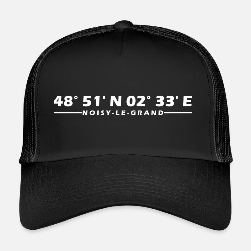Noisy-le-Grand coordinates Trucker Cap