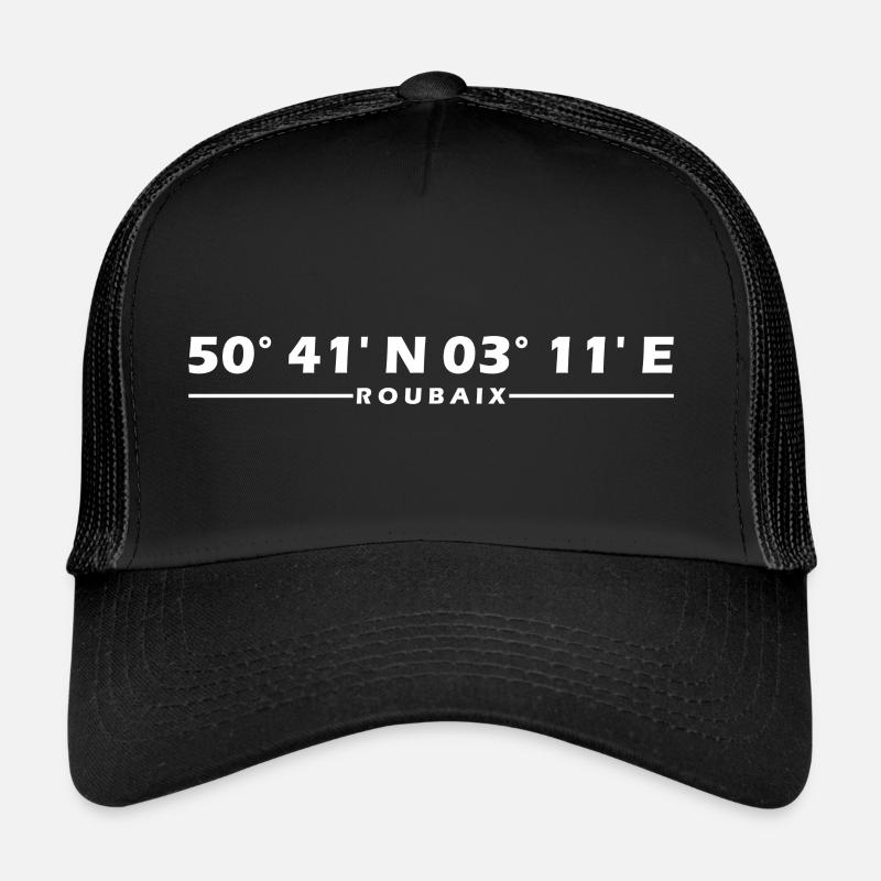 Coordonnées de Roubaix Casquette trucker 