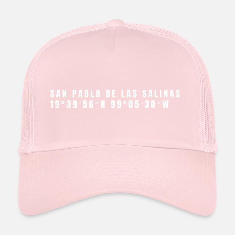 State of Mexico Mexico Coordinates Trucker Cap