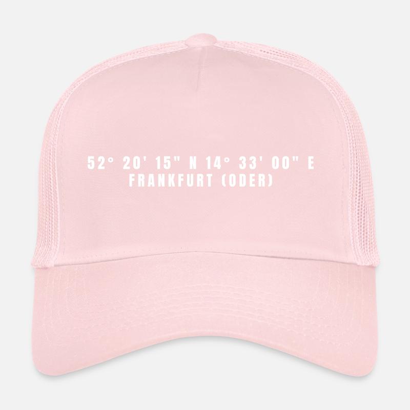 Frankfurt (Oder) Brandenburg Coordinates Trucker Cap