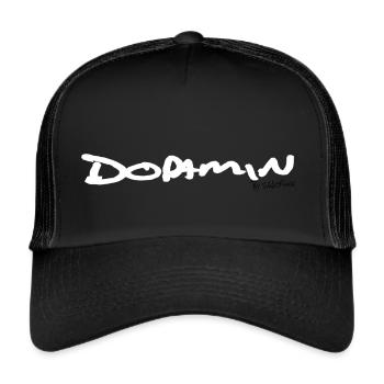 Dopamin by silviofukk - Trucker Cap - Schwarz/Schwarz - Vorne