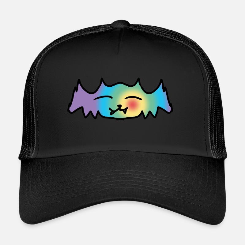 chauve-souris colorée Casquette trucker 