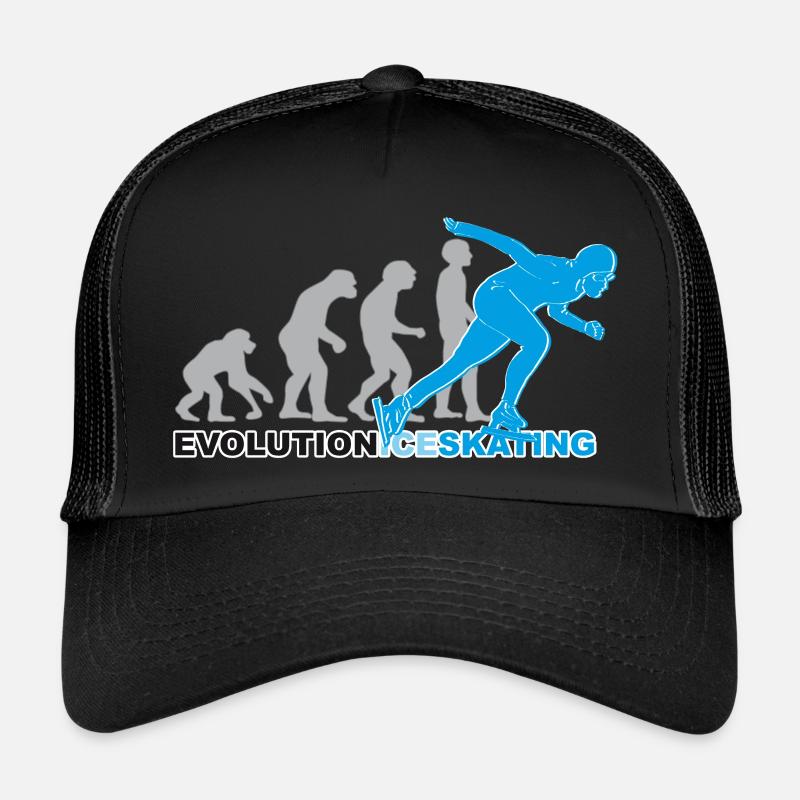 Evolution patinage sur glace, patinage sur glace, patinage sur glace Casquette trucker 