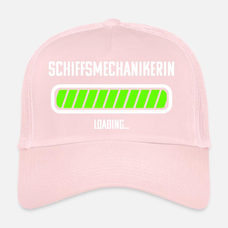 Schiffsmechanikerin Beruf Loading Ladebalken Trucker Cap