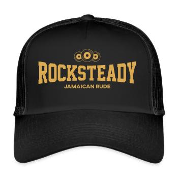 rocksteady jamaican grossier - Casquette trucker  - noir/noir - Devant