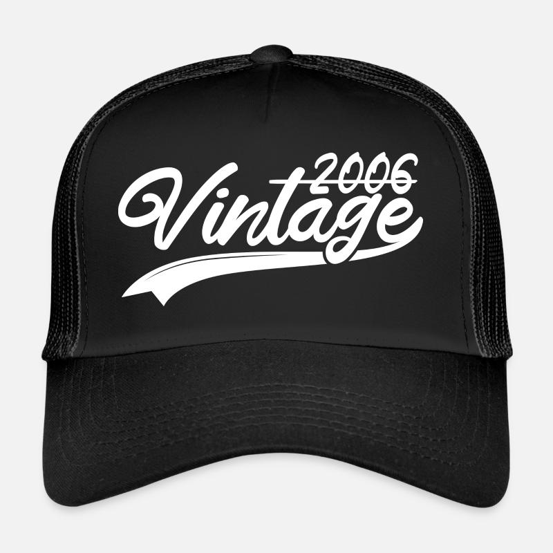 Vintage 2006 Cadeau d’anniversaire 2006 Casquette trucker 