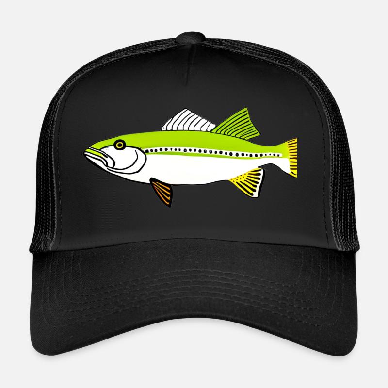 Trout - Trucker Cap - black/black