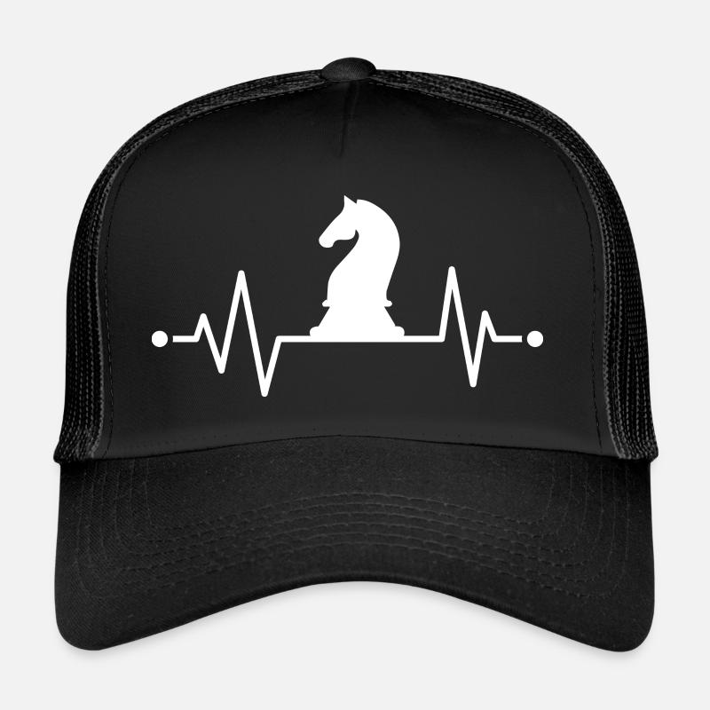 Schach Herzschlag Trucker Cap