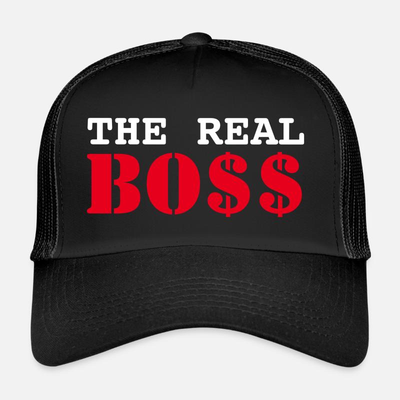 LE VRAI BOSS - CHEF - LEADER - DOLLAR Casquette trucker 