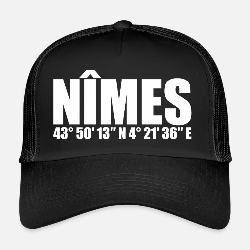 Coordonnées de Nîmes Casquette trucker 