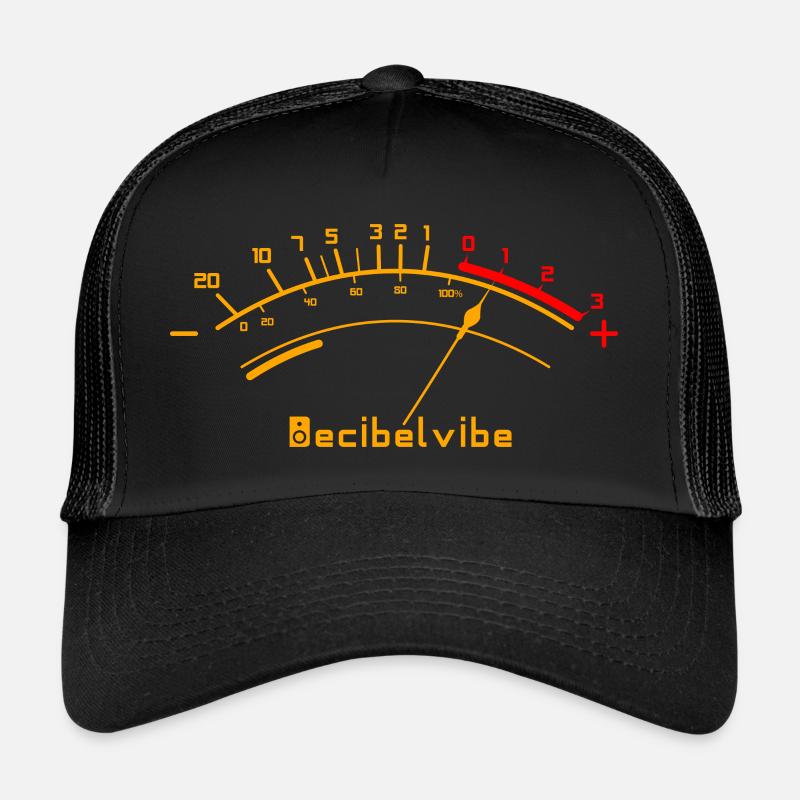 Decibelvibe - Derivative products - VU Meter Color Casquette trucker 