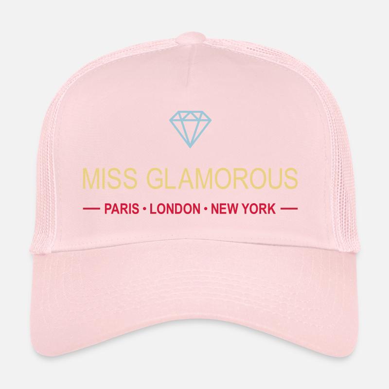 ★ Designfarben änderbar ★ Miss Glamorous (Diamant) Trucker Cap