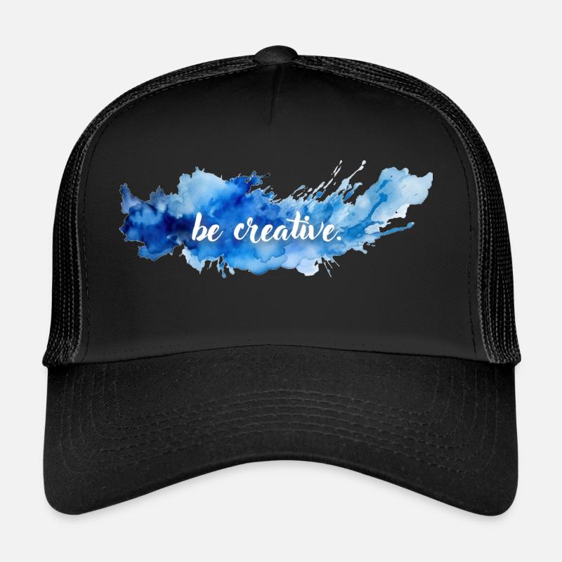 Soyez créatifs. Casquette trucker 