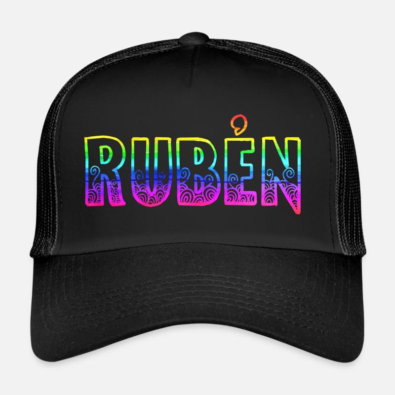 Rubén RS Rainbow Trucker Cap