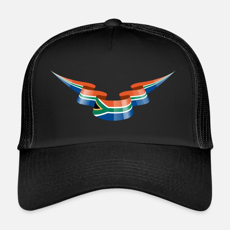 Bannière drapeau Afrique du Sud Casquette trucker 