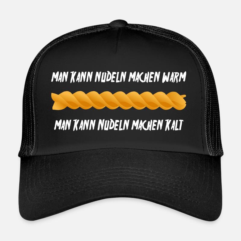Die Nudel - Trucker Cap - Schwarz/Schwarz