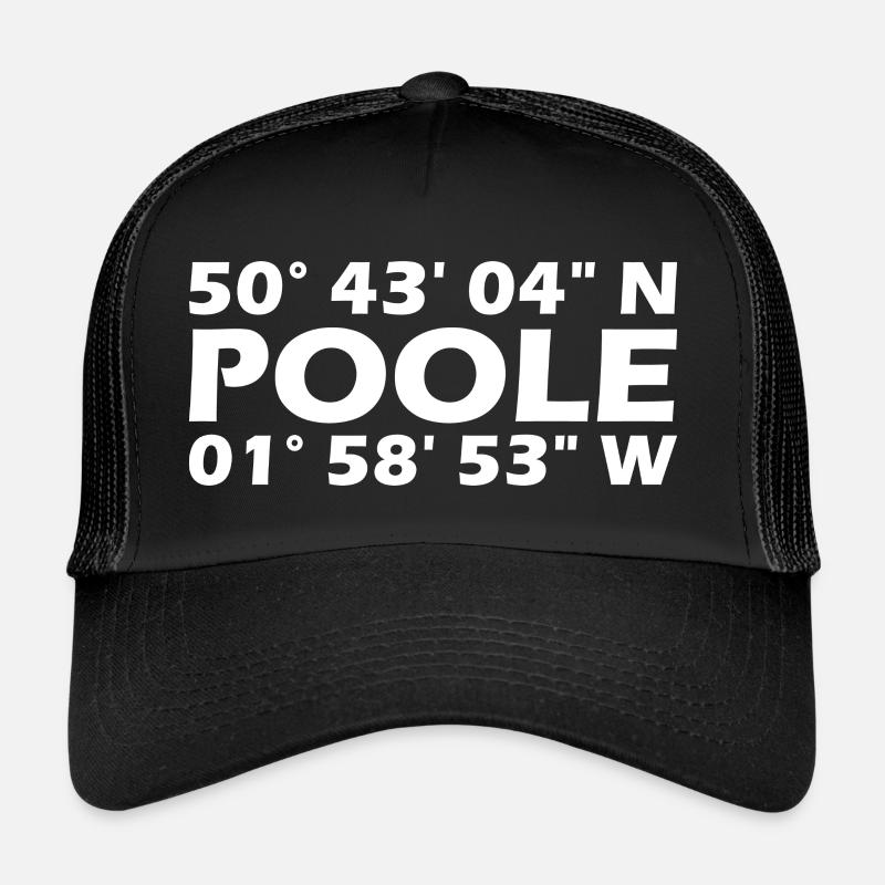 Poole Koordinaten Trucker Cap