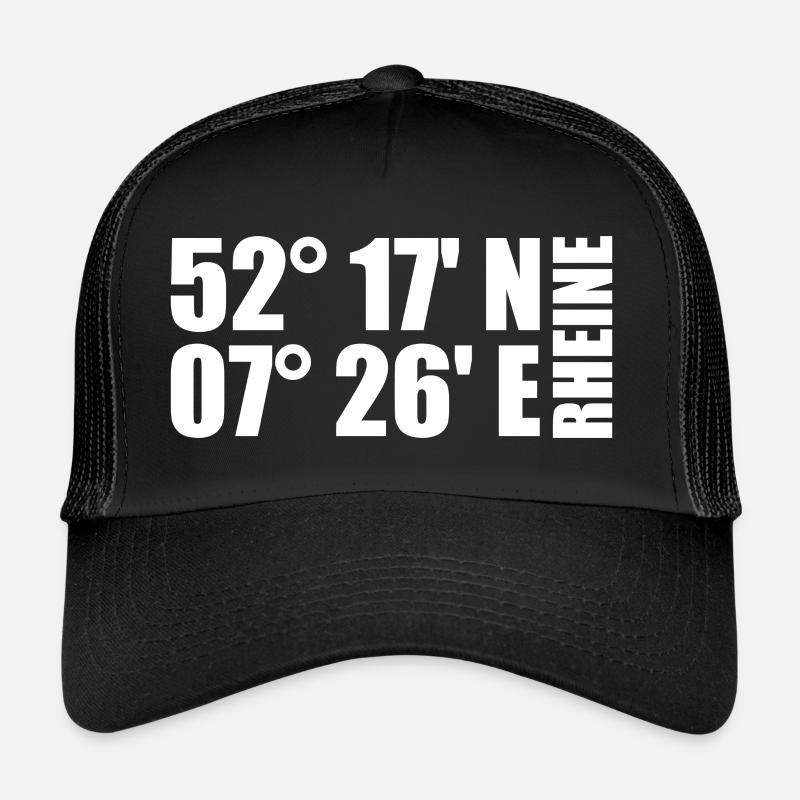 Rheine coordinates Trucker Cap