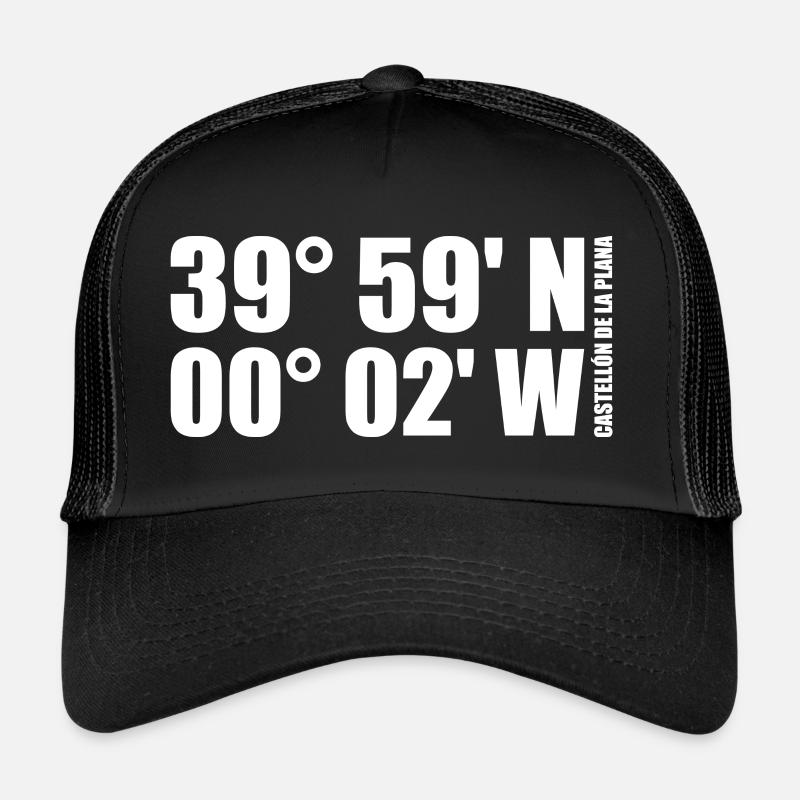 Coordonnées de Castellón de la Plana Casquette trucker 