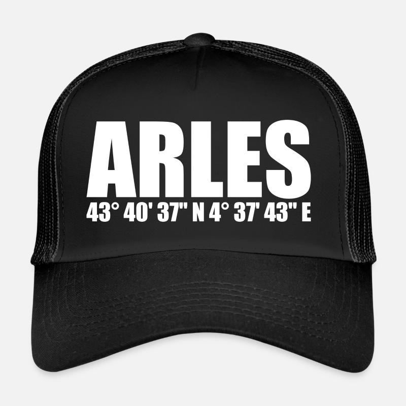 Coordonnées d’Arles Casquette trucker 