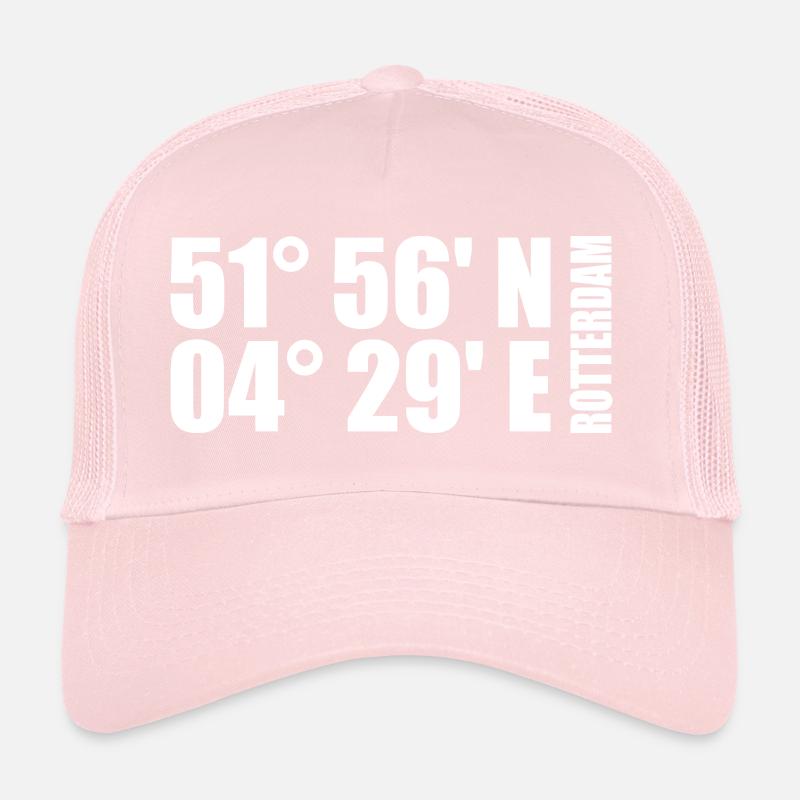 Rotterdam coordinates Trucker Cap