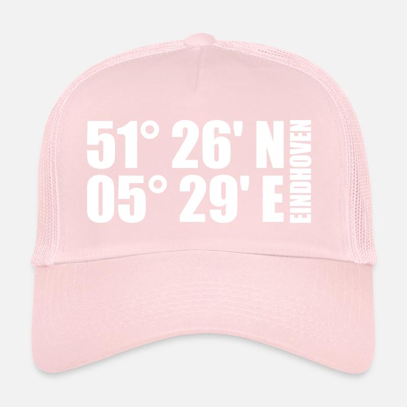 Coordonnées d’Eindhoven Casquette trucker 