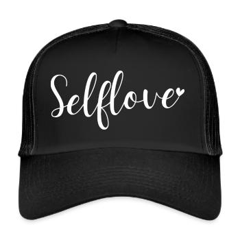 Self-love - Trucker Cap - black/black - Front