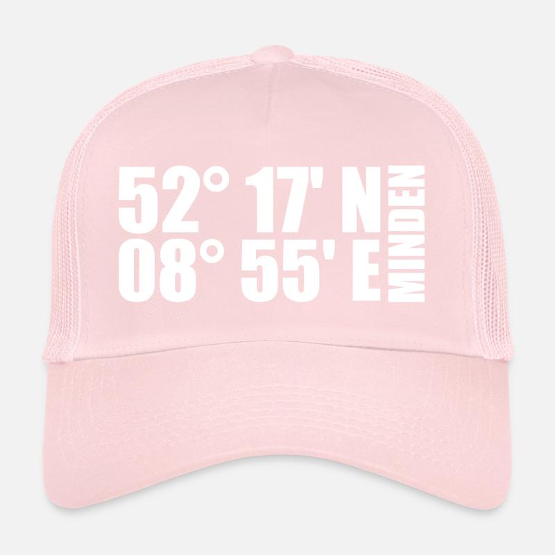 Minden coordinates Trucker Cap