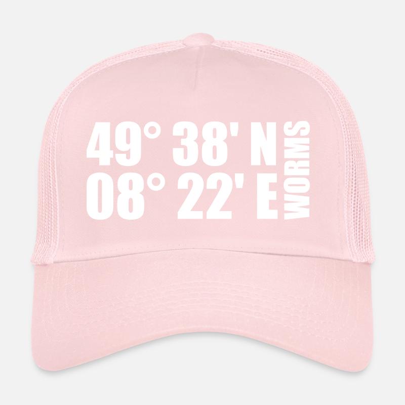 Coordonnées des vers Casquette trucker 