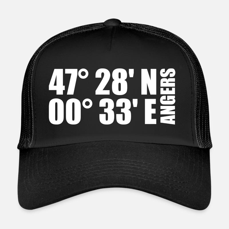 Coordonnées d’Angers Casquette trucker 