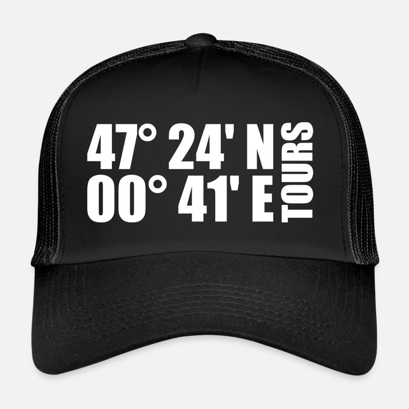 Tours Coordinates Trucker Cap
